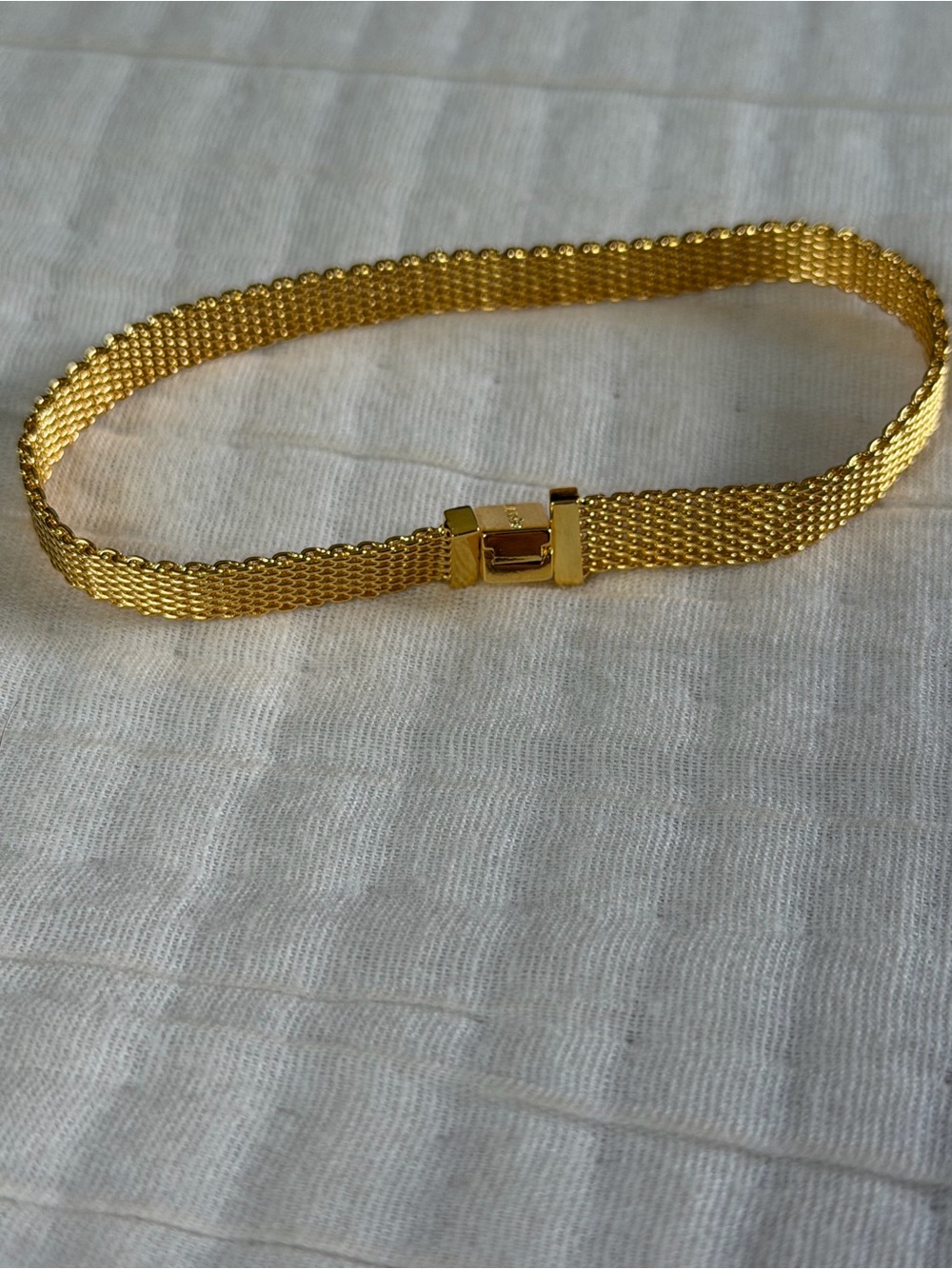 Pandora Gold Mesh Bracelet 7.75 inches new no box - Picture 6 of 6